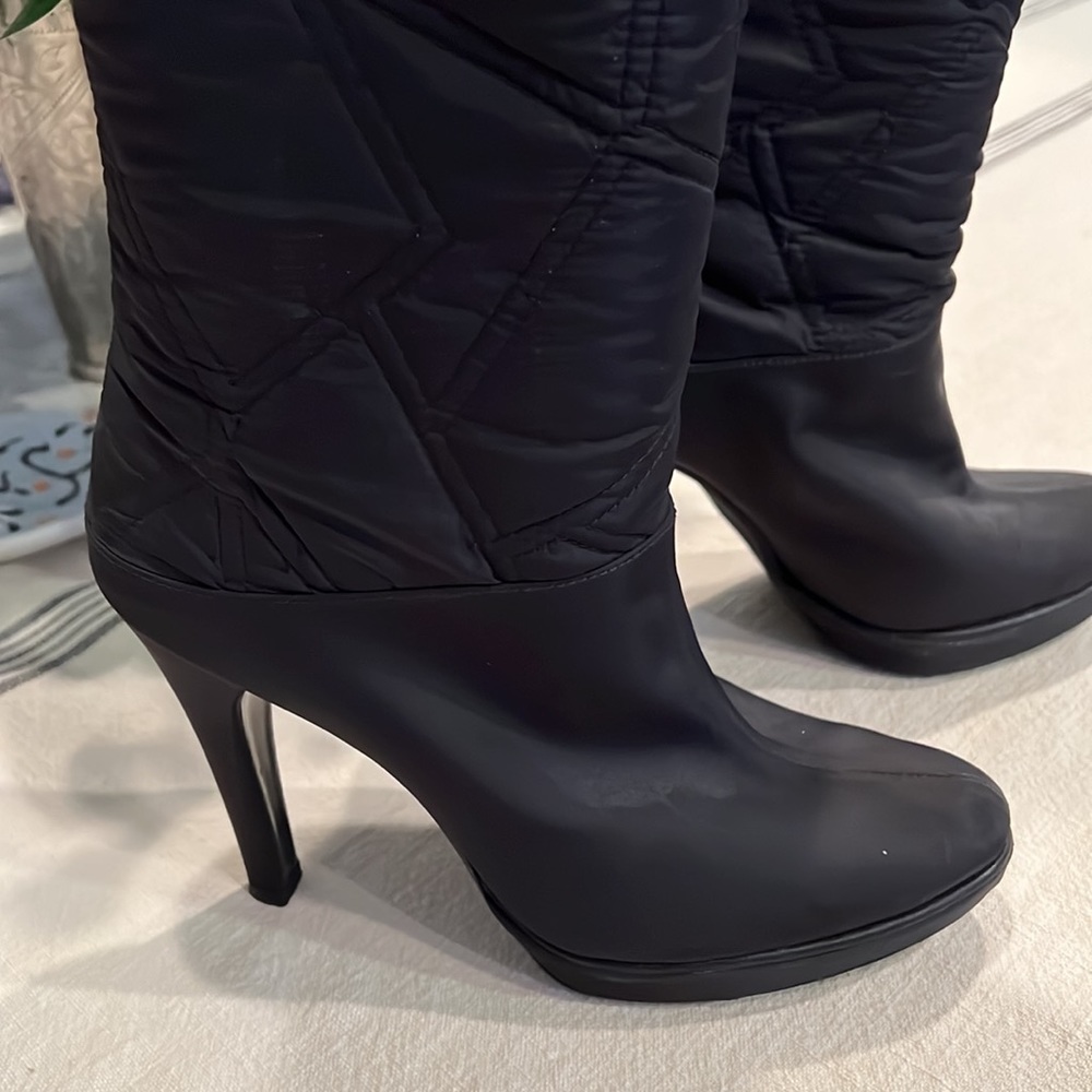 Stuart Weitzman Tall Quilted Black Boot - NWOT